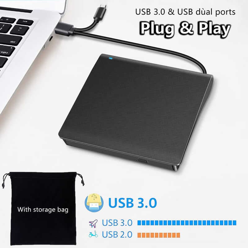 Usb gravador de gravação externa Notebook Desktop computador unidade óptica externa Plug and Play portátil móvel dvd gra