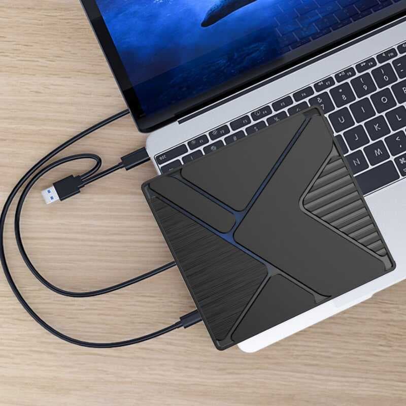 Usb usb3.0 unidade óptica externa Desktop computador Notebook typec CD externo leitor móvel dvd gravador de gravação