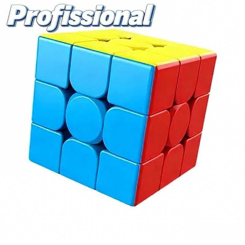 Cubo Mágico Anti-stress 3x3x3 Interativo Profissional Speed Gold Edition