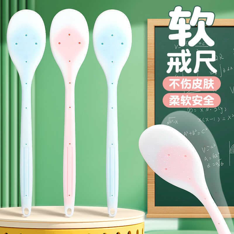 Chicote de ponto de Silicone régua macia anel régua doméstica mão-batendo crianças pequenas não machucam pessoas profess