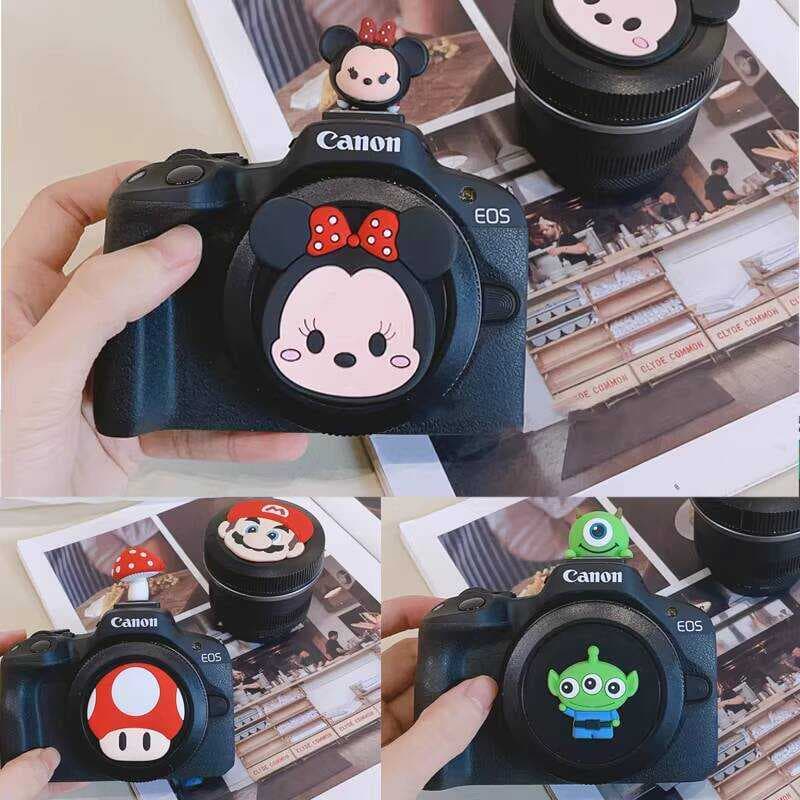 Adequado para Canon R50 Micro SLR Sony zve10 tampa do corpo da câmera Nikon ZFC lente capa traseira Fuji XT50