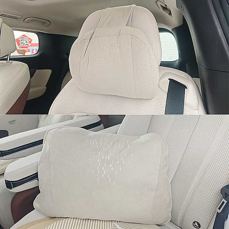 Carro lombar camurça Universal travesseiro carro Biadi encosto de cabeça do carro confortável respirável encosto de cabe