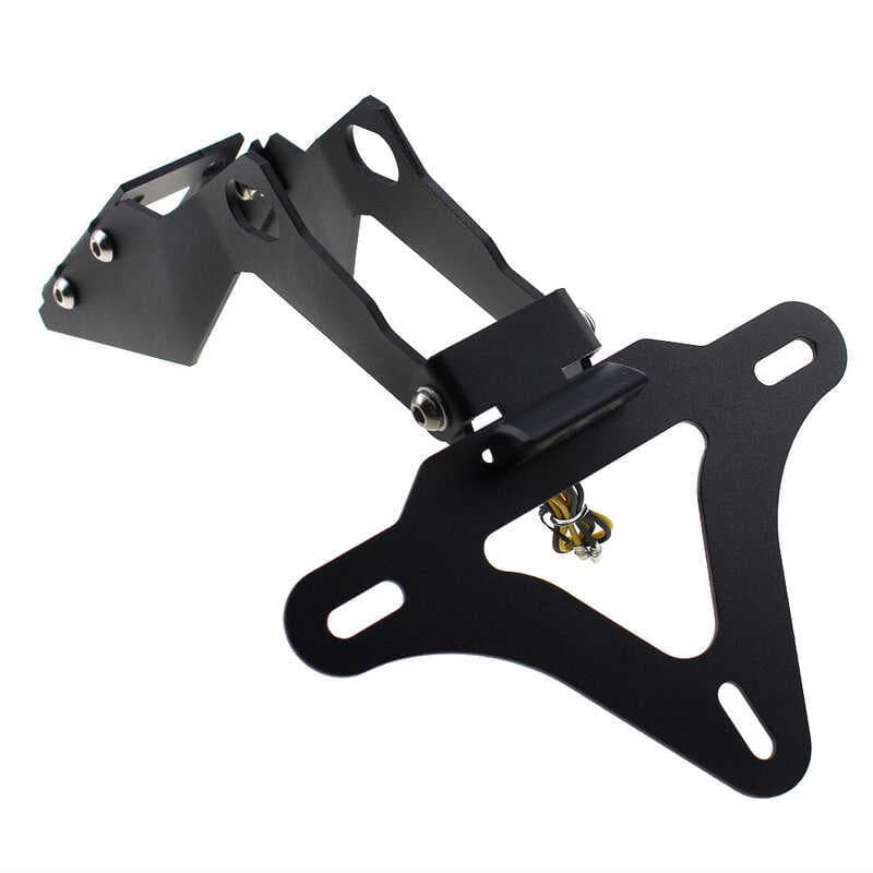 Adequado para Honda CBR250RR-2017-2024 modificado cauda suporte da placa de licença instalado luz LED placa de licença