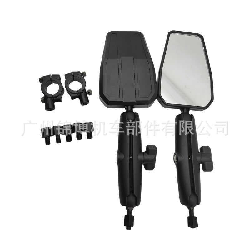 Espelho retrovisor da motocicleta dobrável aventura ADV carro estilo ocidental reflexivo fora de estrada veículo espelho
