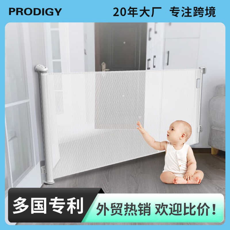 Cerca de porta retrátil bebê criança cerca filhote de cachorro Pet cerca escada interior cerca de proteção de segurança