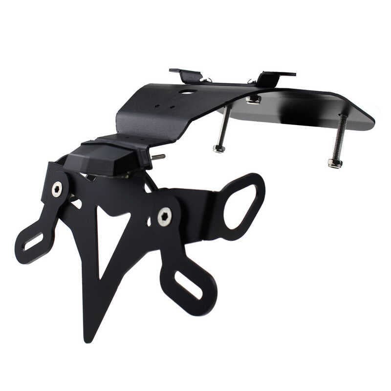 Adequado para Yamaha R3 R25 modificado quadro da placa de licença quadro traseiro curto suporte da placa de licença