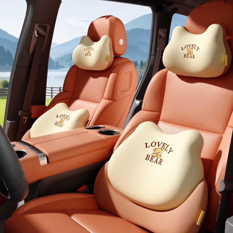 Apoio lombar do carro feminino motorista assento encosto almofada condução cintura apoio ferramenta útil principal motor