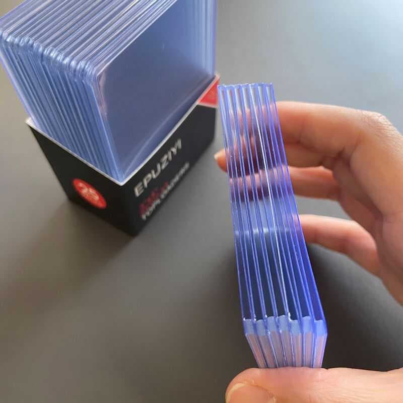 35-180PT transparente PVC Wanzhi marca Yu-Gi-Oh cartão NBA estrela titular do cartão 3*4 cartão protetor titular do cart