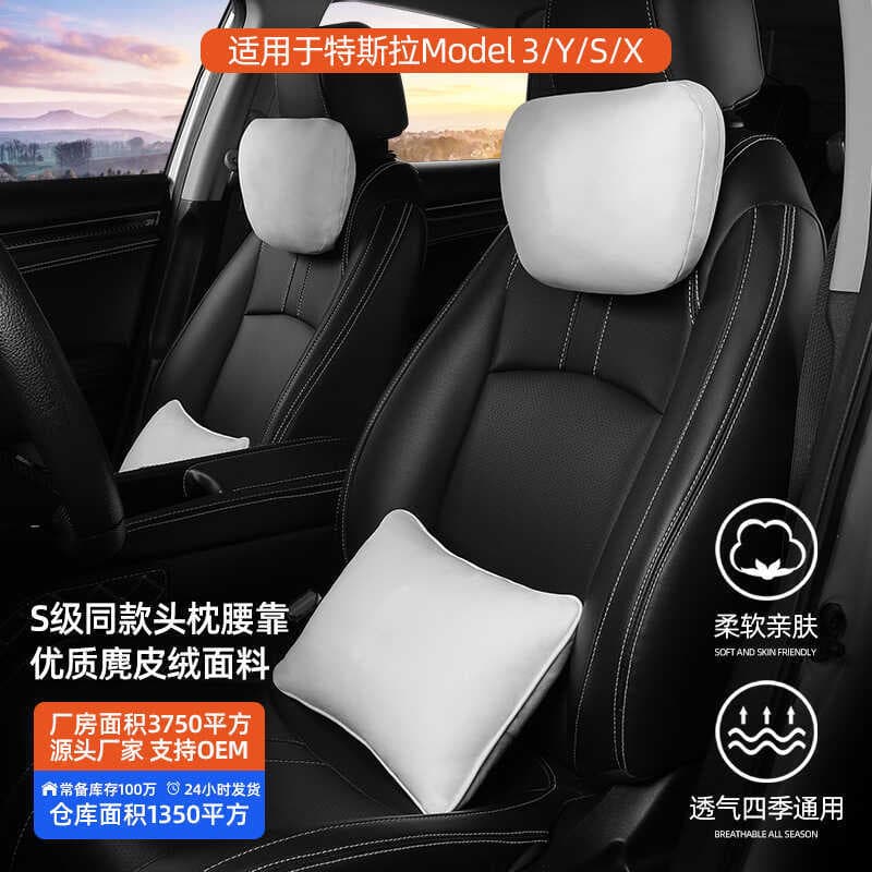 Mol3YS almofada traseira apoio lombar encosto de cabeça do carro suprimentos pescoço apoio travesseiro almofada adequada