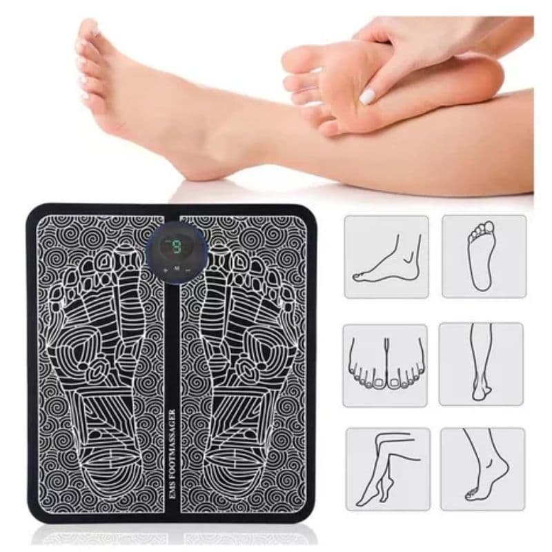 Massageador Elétrico para Pés Bivolt 110V/220V Relaxamento Circulação e Alívio do Cansaço