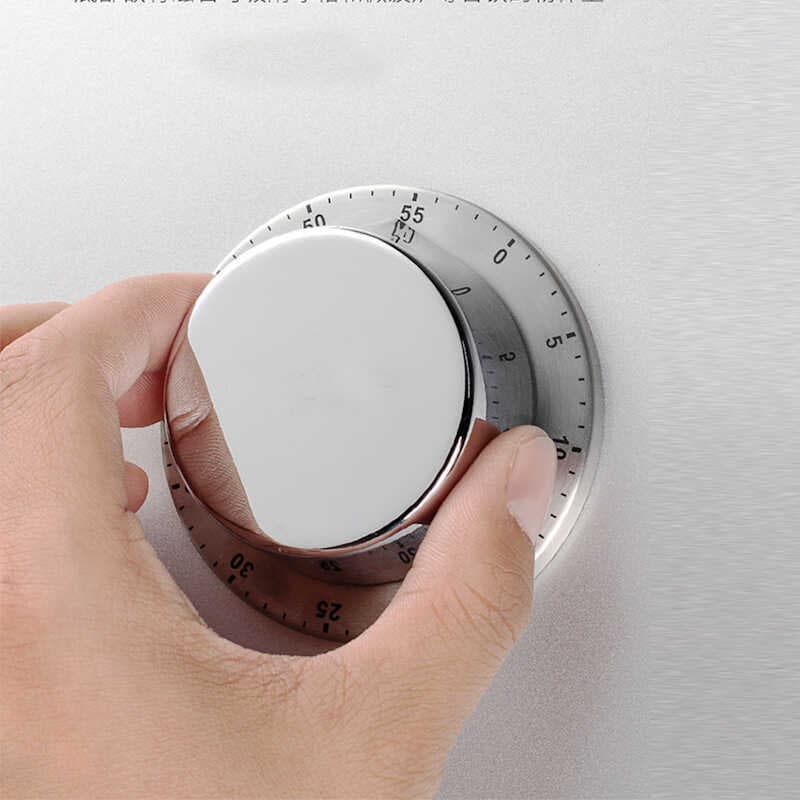 Temporizador de cozinha UFO Temporizador mecânico Despertador de aço inoxidável Lembrete de aprendizagem Gerenciamento d
