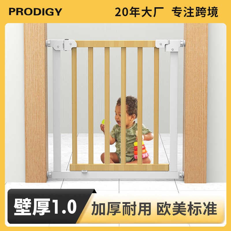 Cerca de porta de segurança infantil, cerca para animais de estimação, sem perfuração, Metal, ferro, cerca de proteção p