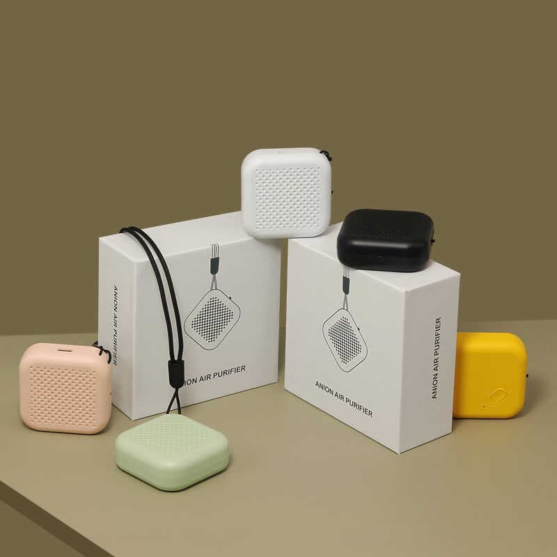 Portátil pendurado pescoço purificador de ar pequeno Mini íon negativo portátil pendurado pescoço purificador remover fo