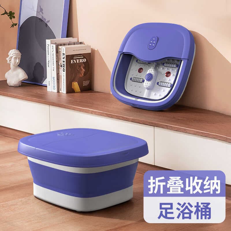 Banheira dobrável para pés, banheira dobrável para pés, massagem com tampa, banheira dobrável para pés, lavatório para p