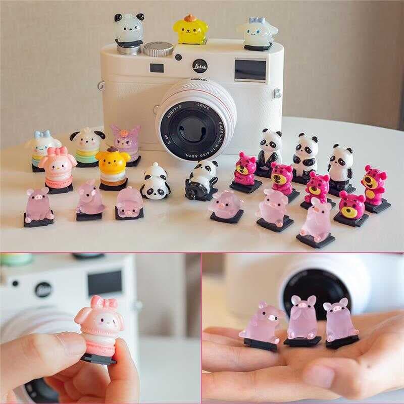 Capa protetora para câmera de desenho animado, sapata fofa de Anime adequada para Fuji Canon Nikon Slr Sony envio Univer