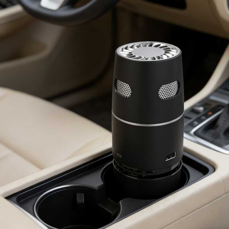 Purificador de ar do carro pequeno barra oxigênio do carro remover formaldeído odor odor filtro escritório doméstico íon