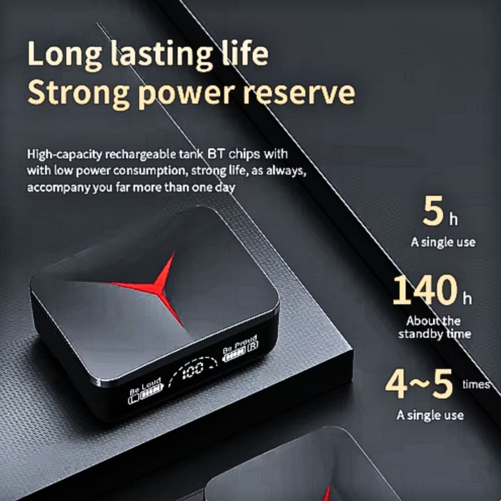 Fone de Ouvido Intra Auricular Bluetooth com Case de Carregamento Deslizante LED Altomex M90 PRO