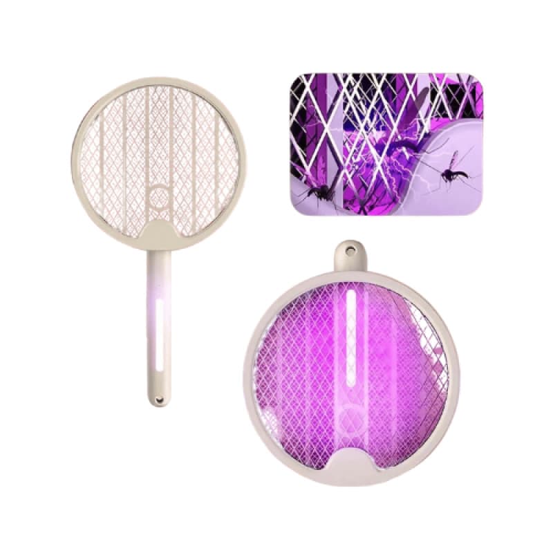 Raquete Eletrica com Luz Ultravioleta