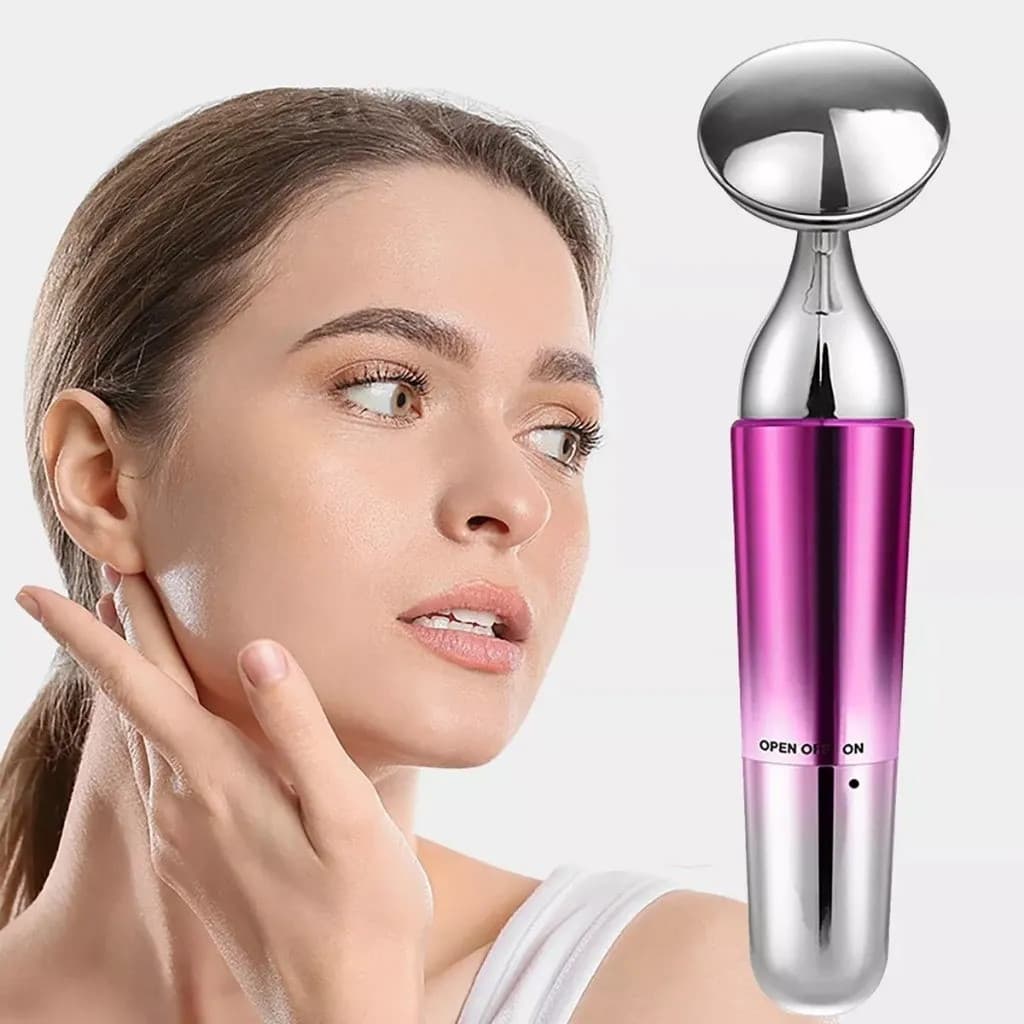 Massageador Facial Inox a bateria Snel Home