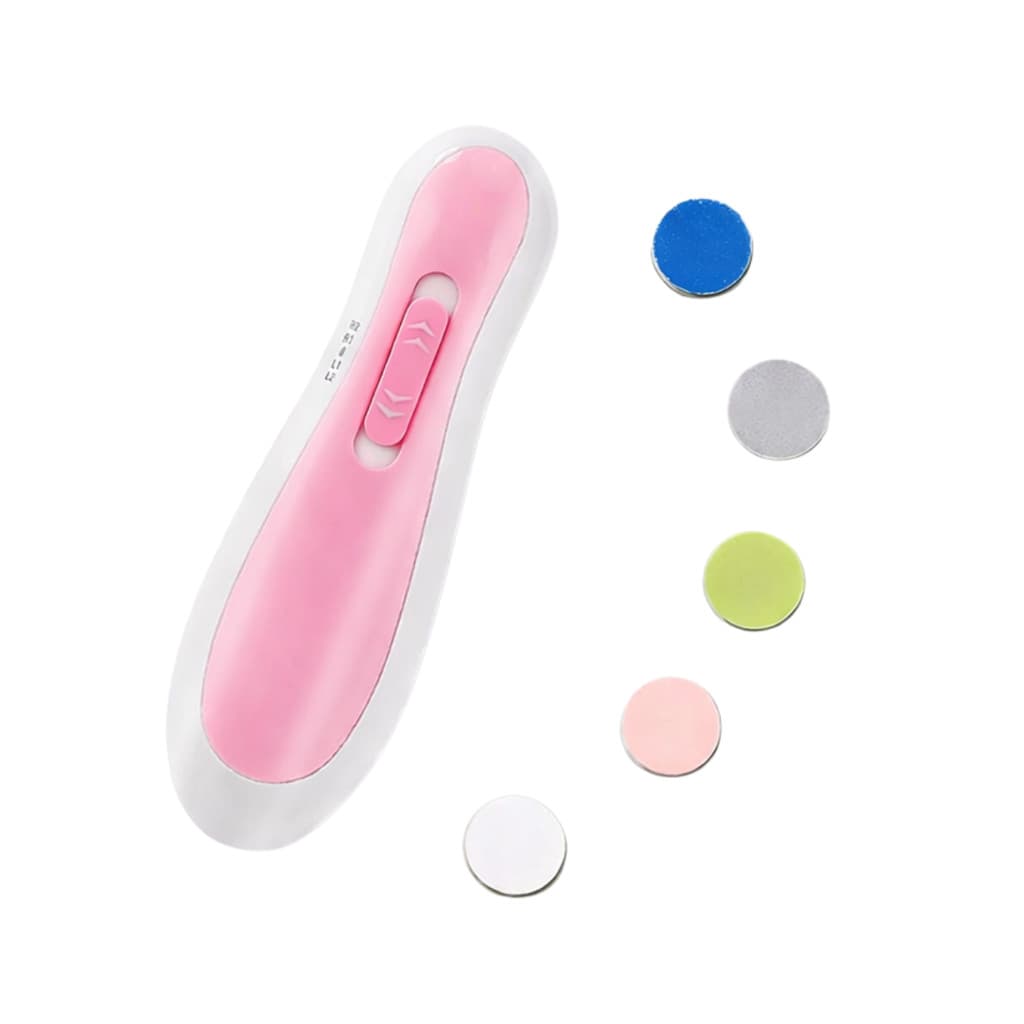 Lixa Elétrica de Unhas Bebê Aparador Infantil Silencioso Seguro