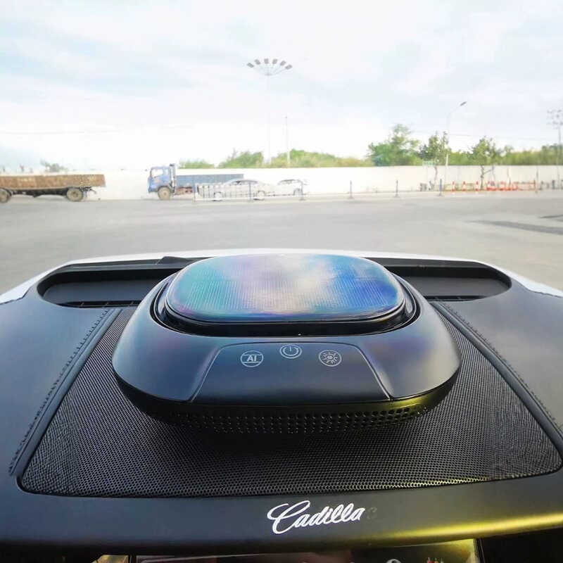 Purificador de ar Solar para carro, remoção de formaldeído, esterilização, desodorização, íon negativo, tipo carro