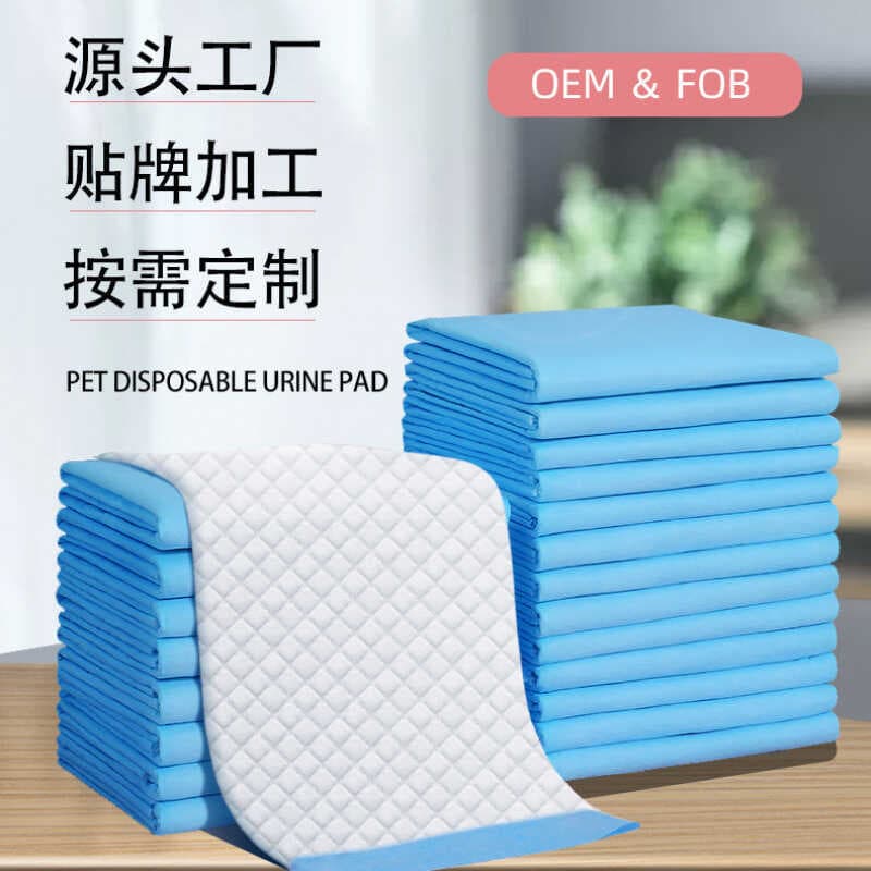 Almofada para troca de animais de estimação, grande quantidade, fralda espessada, não molhada, desodorante, almofada par