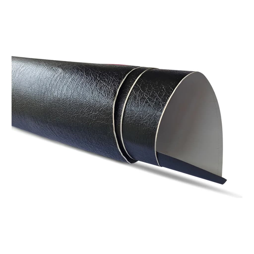 Reparo Para Couro Preto Ranhura Sintético Auto Adesivo 20Cmx30Cm