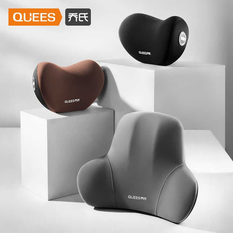 Qiao's cuidadosamente selecionado apoio lombar almofada lombar assento de carro travesseiro lombar almofada traseira enc