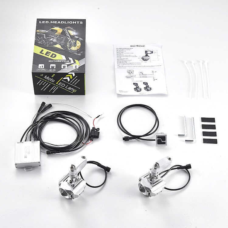 Luz auxiliar para motocicleta 40W 6000K R1200GS F800GSF700GS F650K1600 pontos