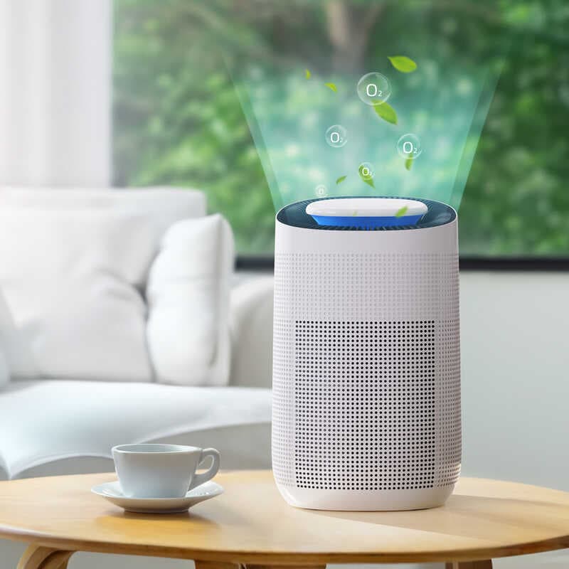 Personalização inteligente do purificador de ar do Desktop do íon negativo do agregado familiar do purificador de ar