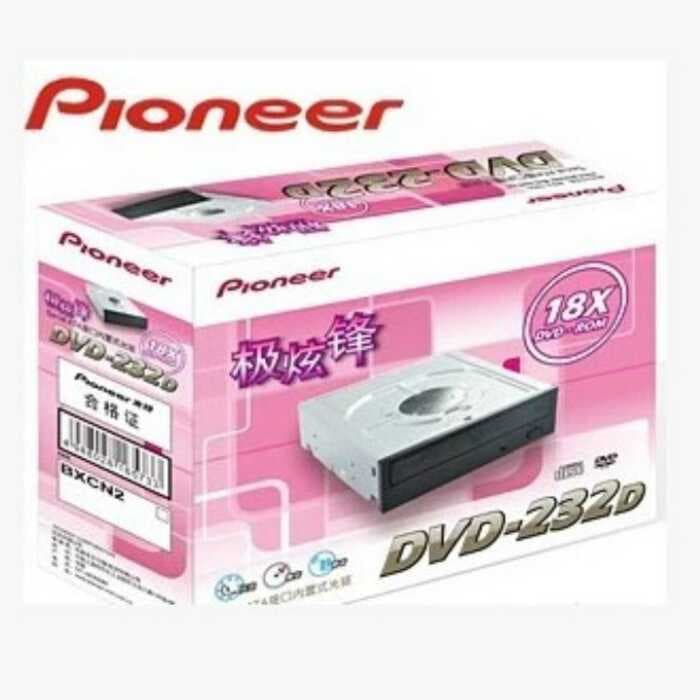 Pioneer dvd-232D Desktop Porta Serial integrada DVD Unidade óptica Desktop DVD óptico integrado