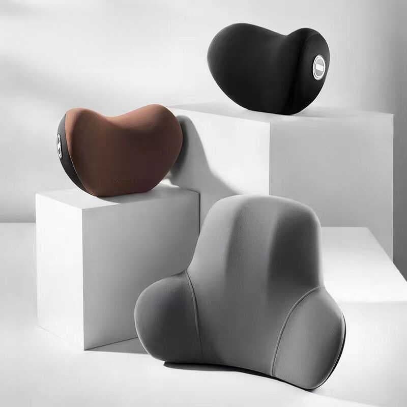 Apoio lombar do carro apoio lombar assento de carro apoio lombar encosto de cabeça travesseiro almofada traseira do carr