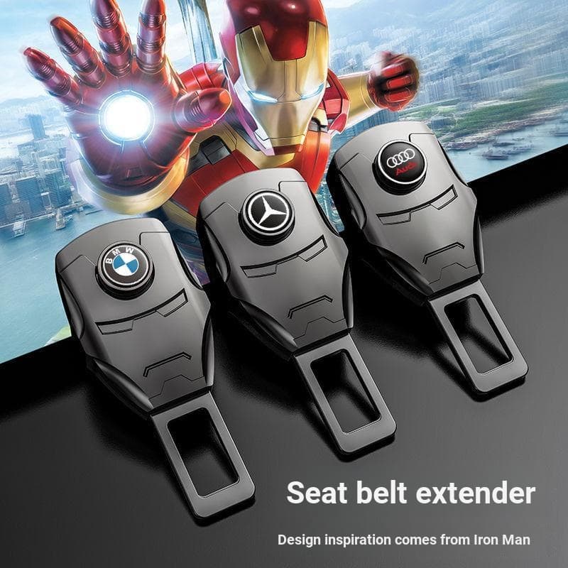 Criativo Cinto de segurança do carro Trava do cinto de segurança Fivela de segurança Extensor do cinto de segurança Conector do cinto de segurança Bayonet Cinto de segurança Puxar o cinto de segurança Plug de cabeça Cartão Interior do cinto de segurança F