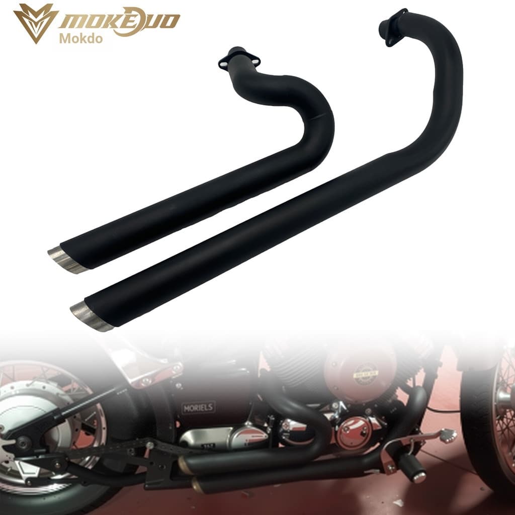 Adequado para Honda cavalo de ferro 400 modificado cavalo de ferro de escape 600 Retro Anti-Harley VH tubo de escape som