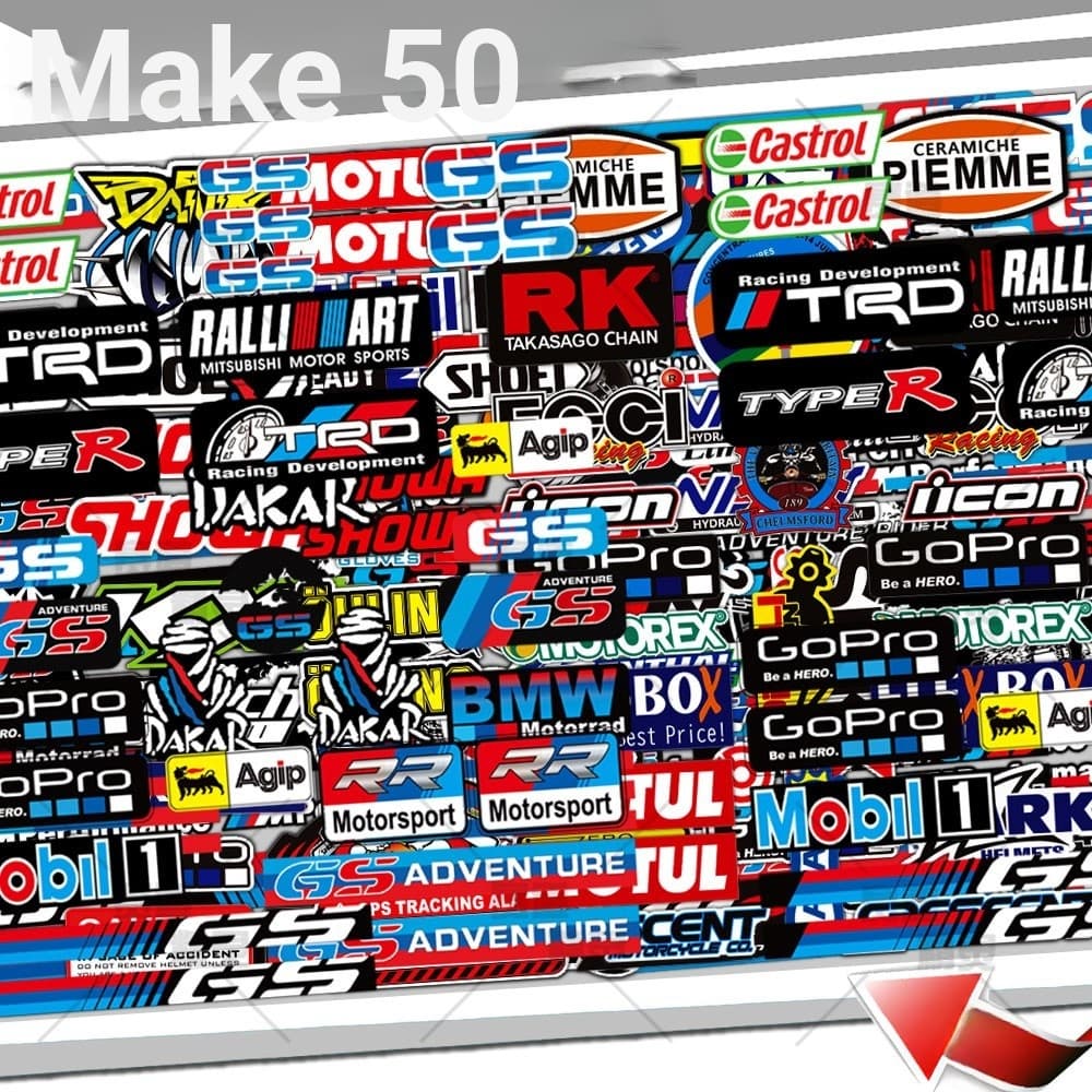 Adequado para adesivos de motocicleta modificados logotipo do veículo elétrico adesivos corpo arranhões bloco impressão 