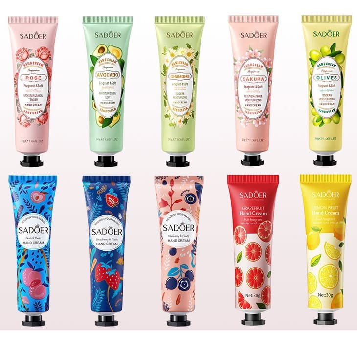 SADOER Creme De MãOs Hidratante Sabor Frutado Beleza Cuidados