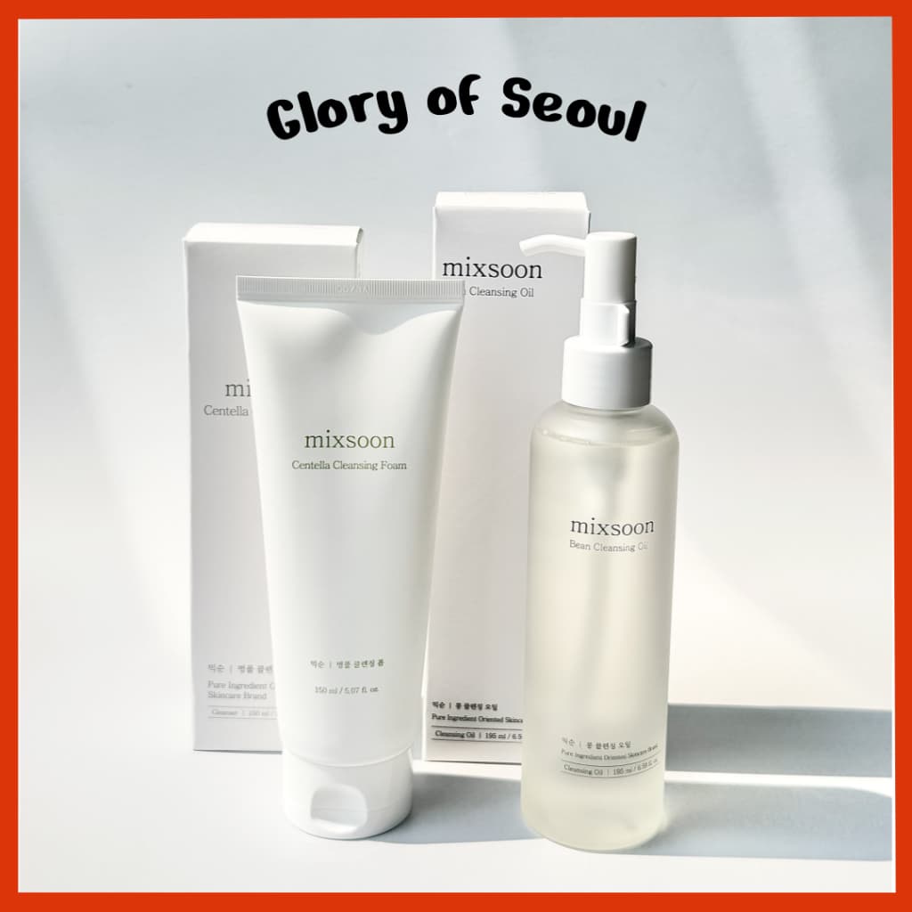 MIXSOON Óleo de limpeza de feijão / centella de espuma de limpeza, 150ml, 195ml