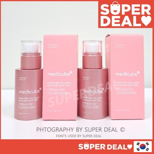 [Enviado da Coreia] Medicube PDRN Pink Exosome Shot Serum 2000 7500 30ml