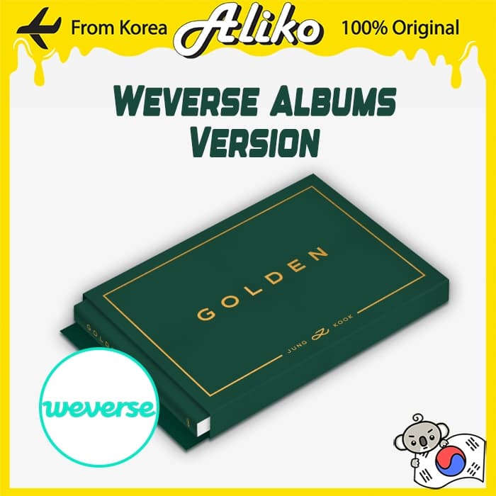 [BTS] JungKook (JK) Solo Album - GOLDEN (Weverse Albums Ver.)