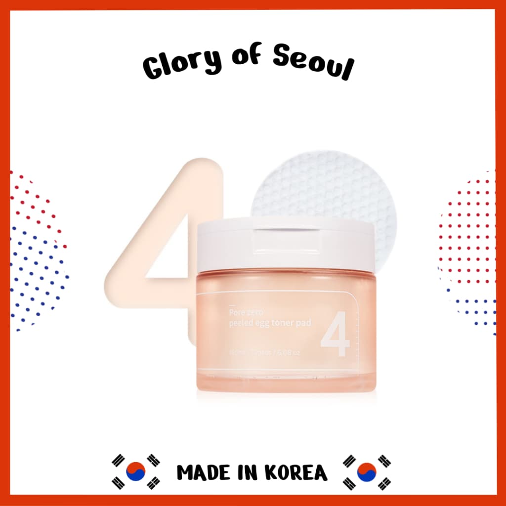 NUMBUZIN No . 4 Pore Zero Peeled Egg Toner Pad 70 Folhas