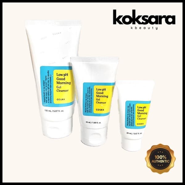 Cosrx Low Ph Good Morning Gel Cleanser  3 Types (20ml,50ml,150ml)