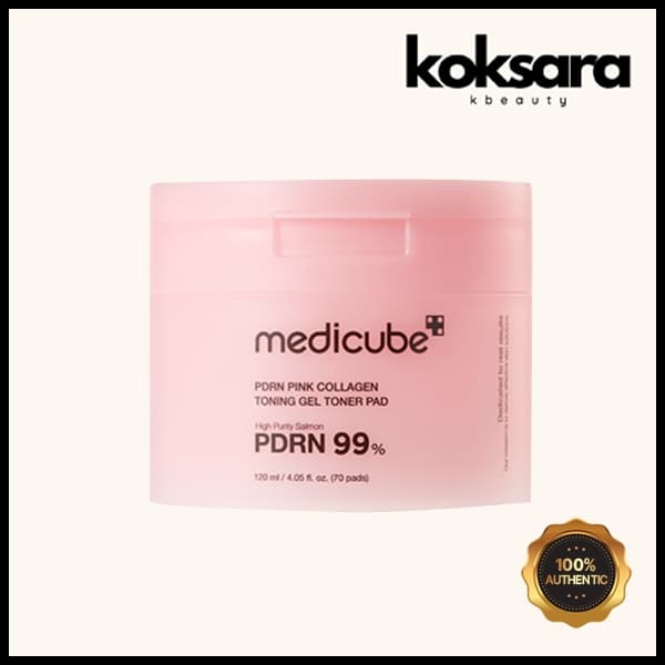 Medicube PDRN Pink Collagen Toning Gel Toner Pad