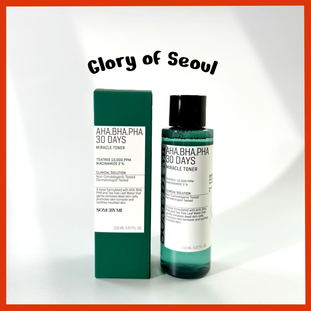 SOME BY MI Tônico 30 Days Miracle AHA BHA PHA, 5.07oz / 150ml Feito Com Água De Folha De Tea Tree Para Pele Sensível, Tônico Facial Diário Esfoliante Suave, Cuidados Coreanos Para A Pele
