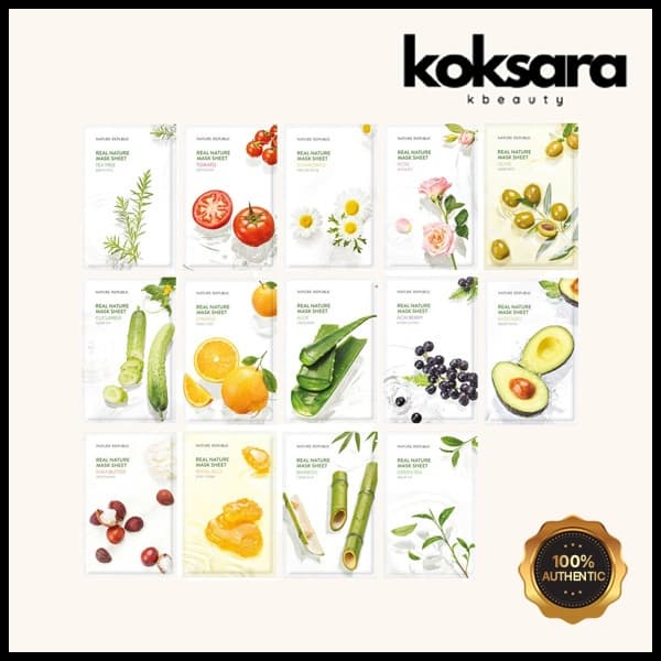 nature republic real nature mask sheet 23g