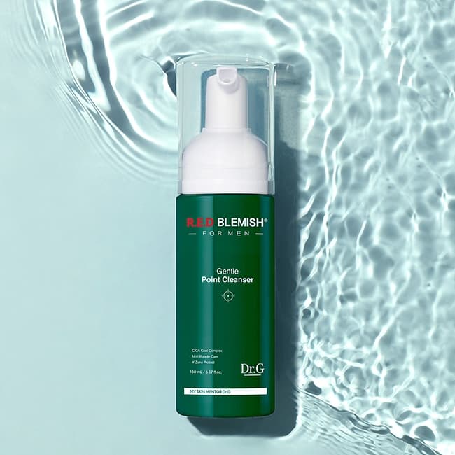 [Dr.G] RED BLEMISH GENTLE POINT cleanser 150ml/Refrigeração/Limpador Masculino/Antibacteriano/Fabricado Na Coréia/[Embarque Da]
