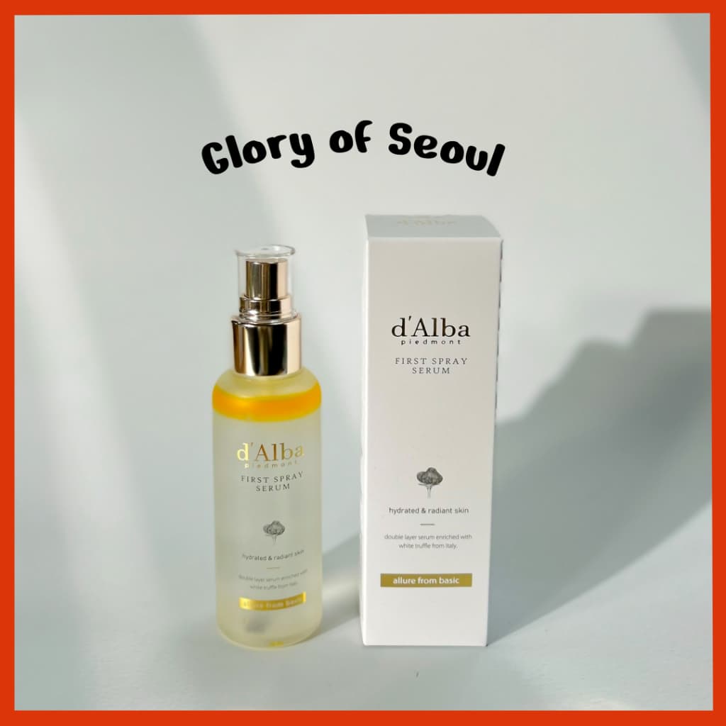 D'ALBA Sérum Spray Primeiro Trufa Branca Italiana, 100ml, 3.38fl oz