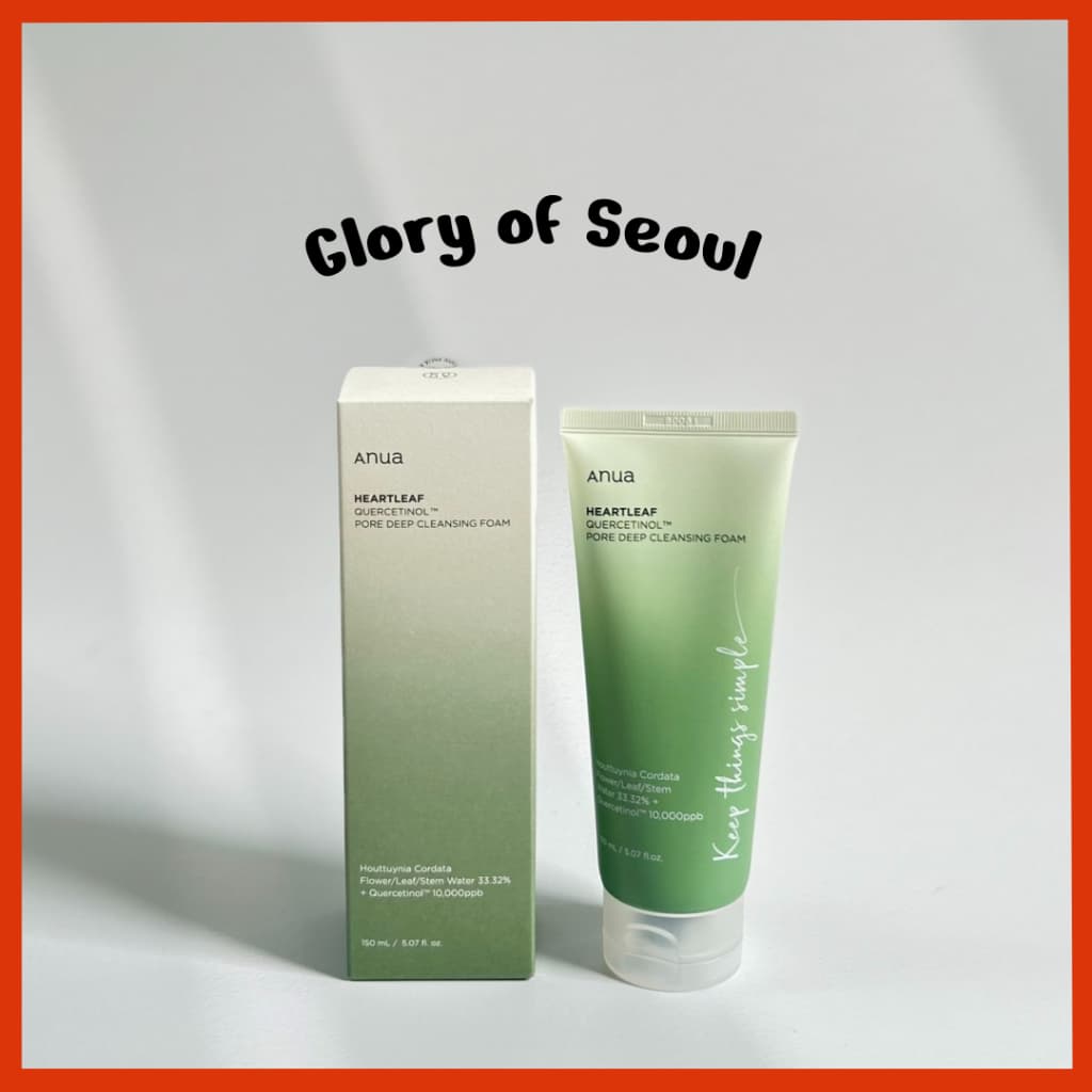 ANUA Heartleaf Quercetinol Pore Deep Cleansing Foam 150ml / 25ml