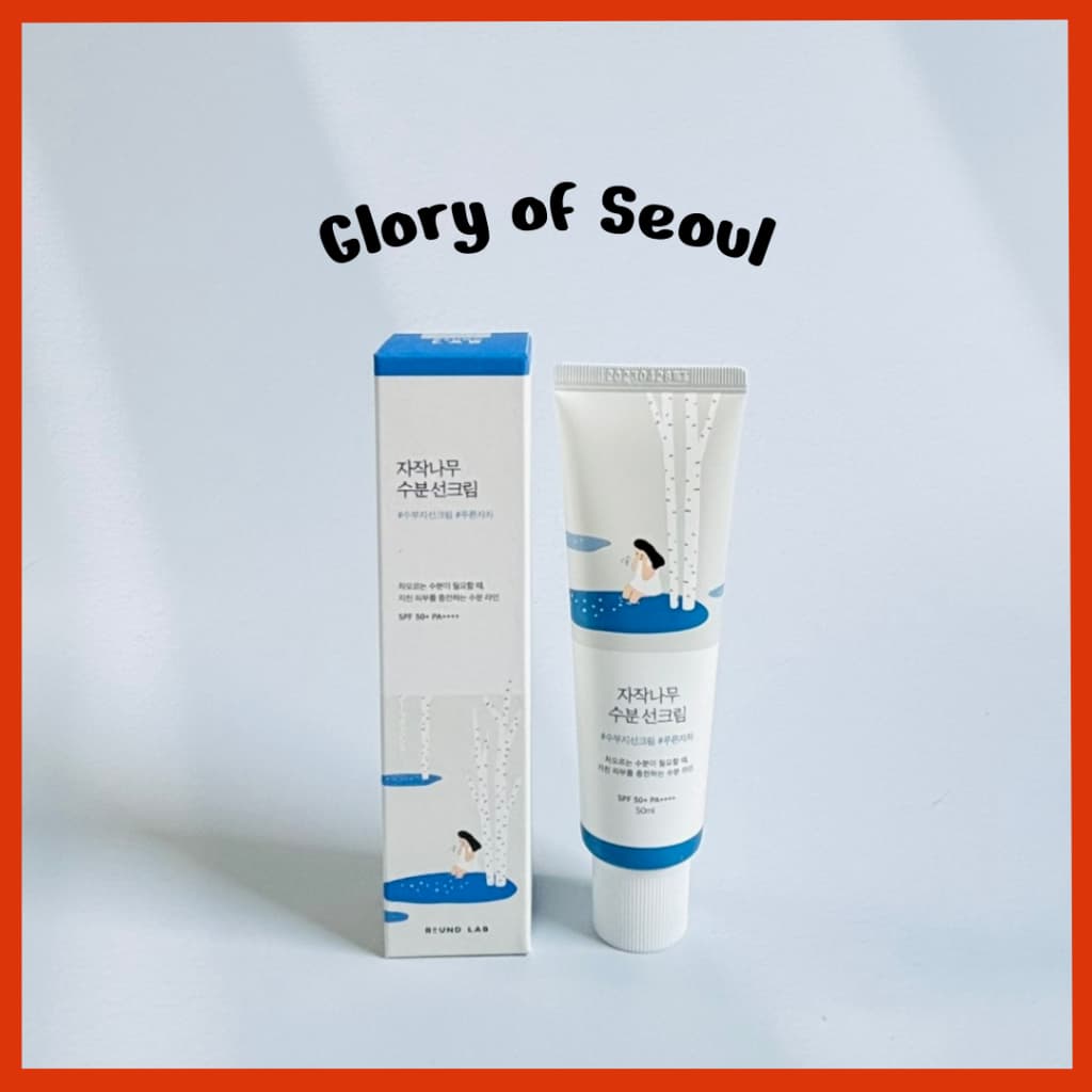 ROUND LAB Protetor Solar Hidratante Birch Juice, 40ml / 50ml SPF50+ PA++++ *Sem Caixa*