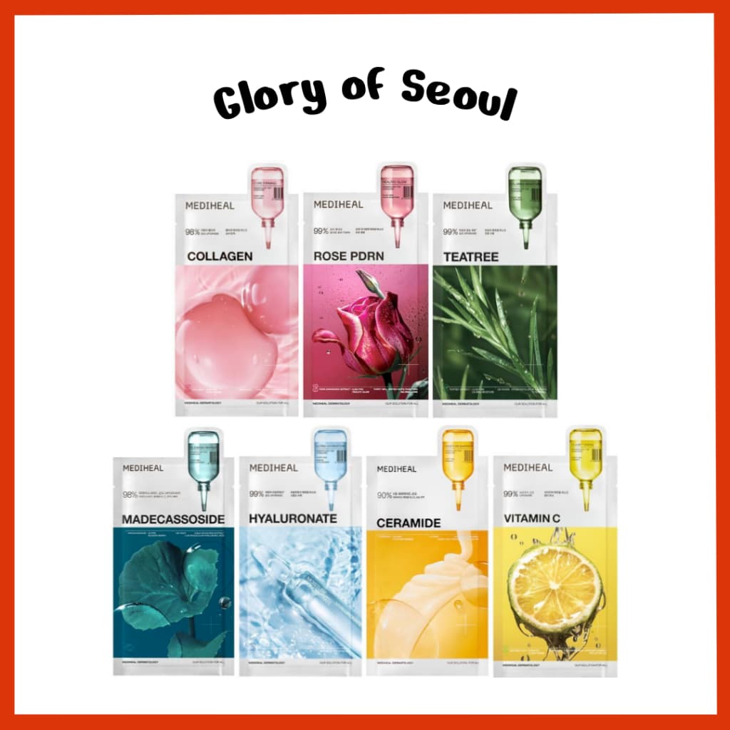 [Renovados] MEDIHEAL Essential Mask Sheet / 7 Tipos, 10sheets