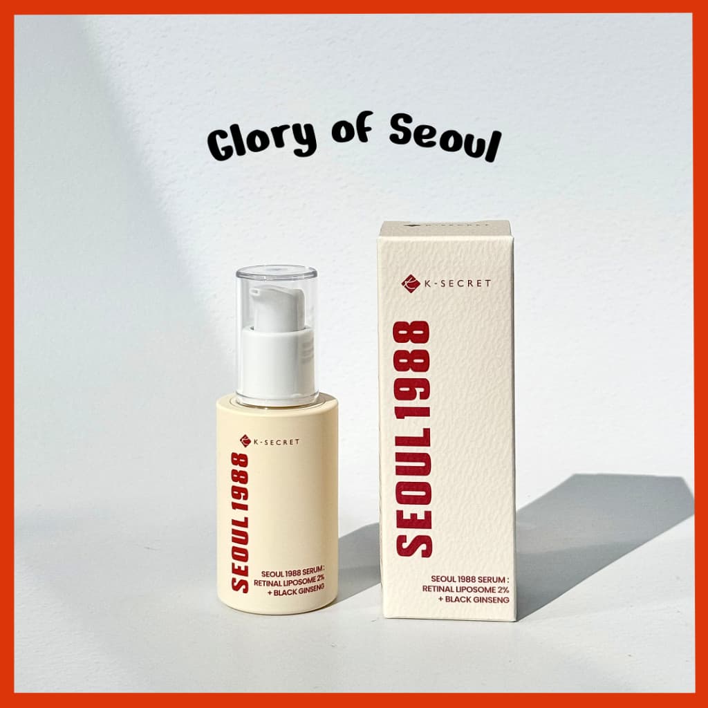 K-SECRET SEOUL 1988 Serum : Retinal Liposome 2% + Black Ginseng 30ml